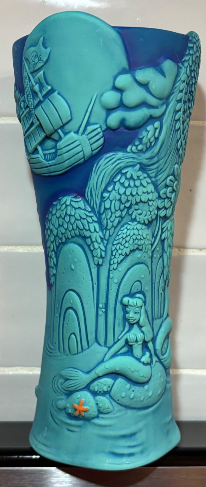 Disneyland 70th Anniversary Trader Sams Mermaid Lagoon Mug- No box Disneyland 70th Anniversary Trader Sams Mermaid Lagoon Mug- No box