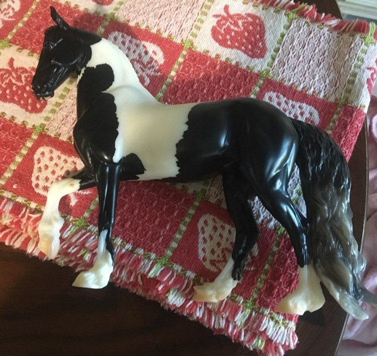 USED Breyer Traditional Model #1865 “Battlefield Angel HP” (Friesian Sporthorse)