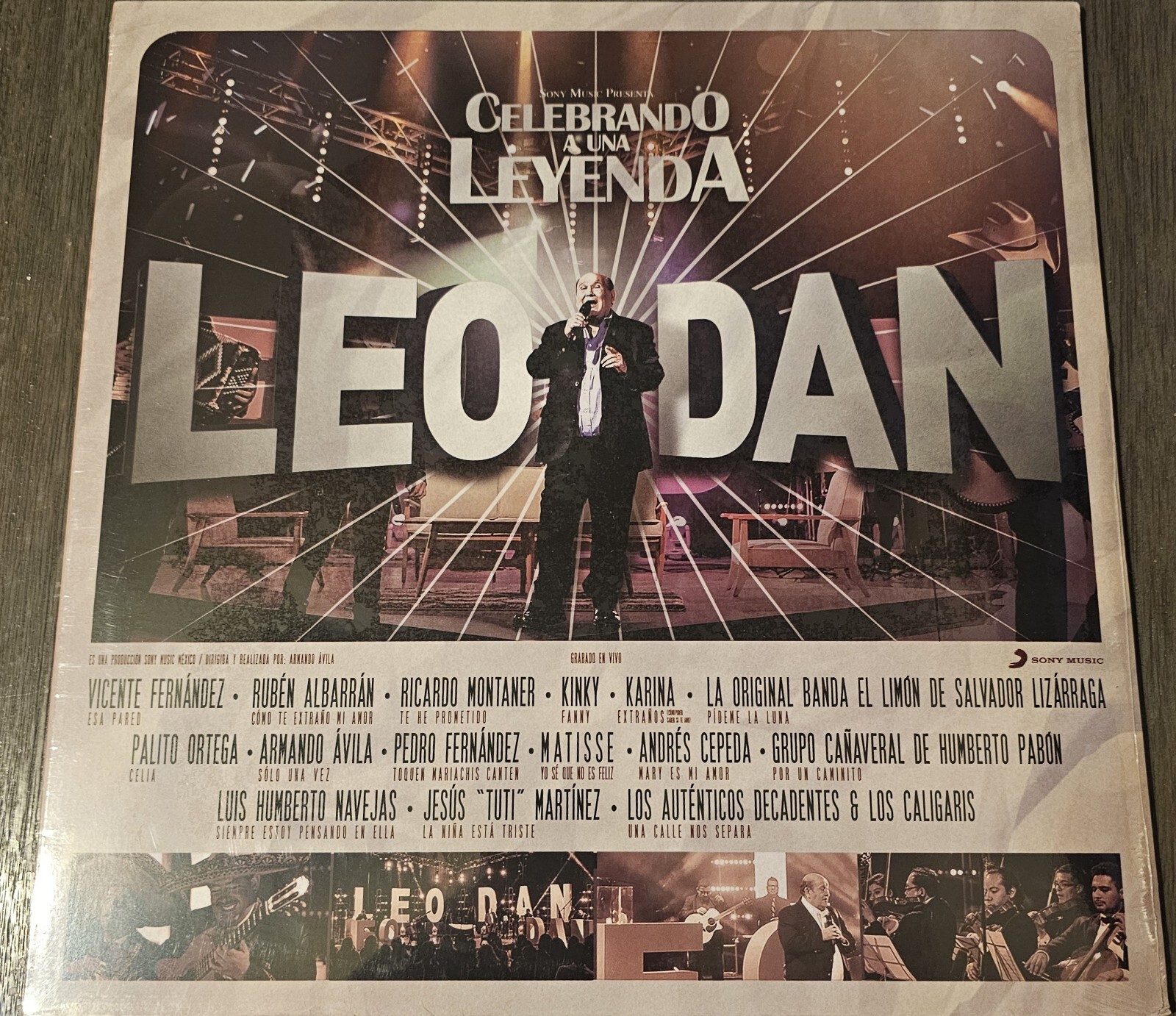 Leo Dan - Celebrando A Una Leyenda Vinyl LP + DVD NEW FREE & FAST USA Shipping