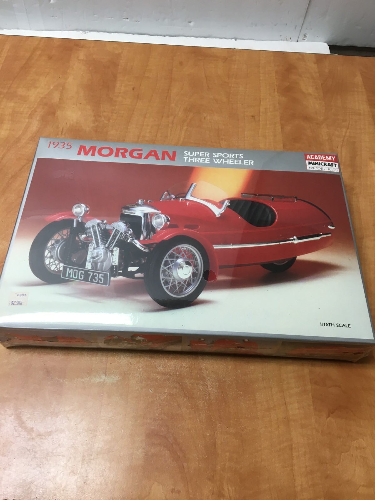 1/16 Academy Minicraft 1935 Morgan Super Sport Three-Wheeler “Mog” SEALED 1/16 Academy Minicraft 1935 Morgan Super Sport Three-Wheeler “Mog” SEALED