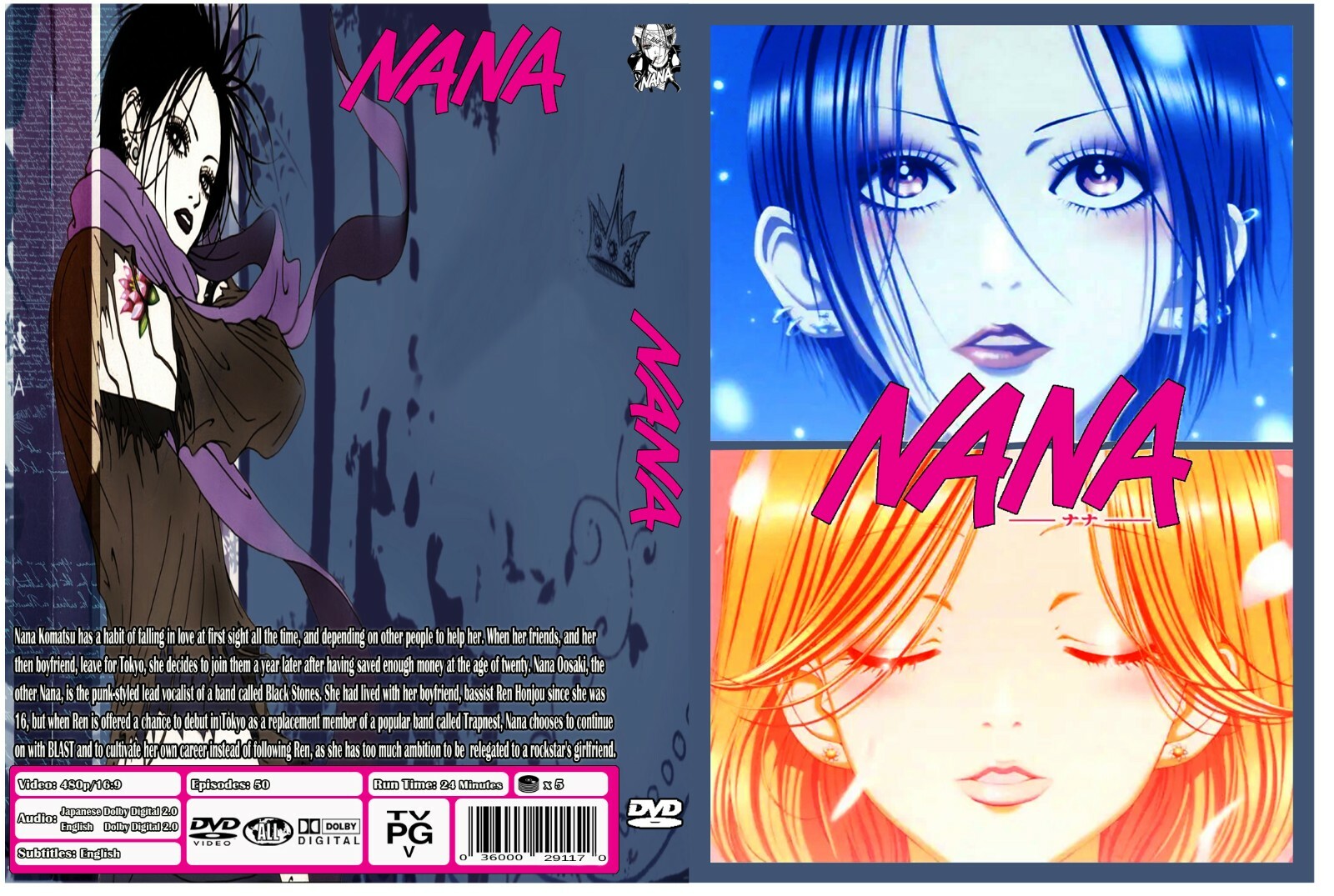 Nana Complete Anime Series 50 Episodes Dual Audio Eng/Jpn with English Subs. Nana Complete Anime Series 50 Episodes Dual Audio Eng/Jpn with English Subs.