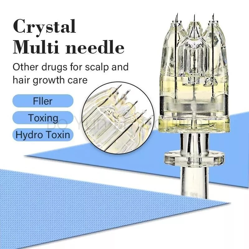 5-20pc 5 Pin Crystal Multi-Tips Replace Needle For Beauty Facial Skin Care Tool