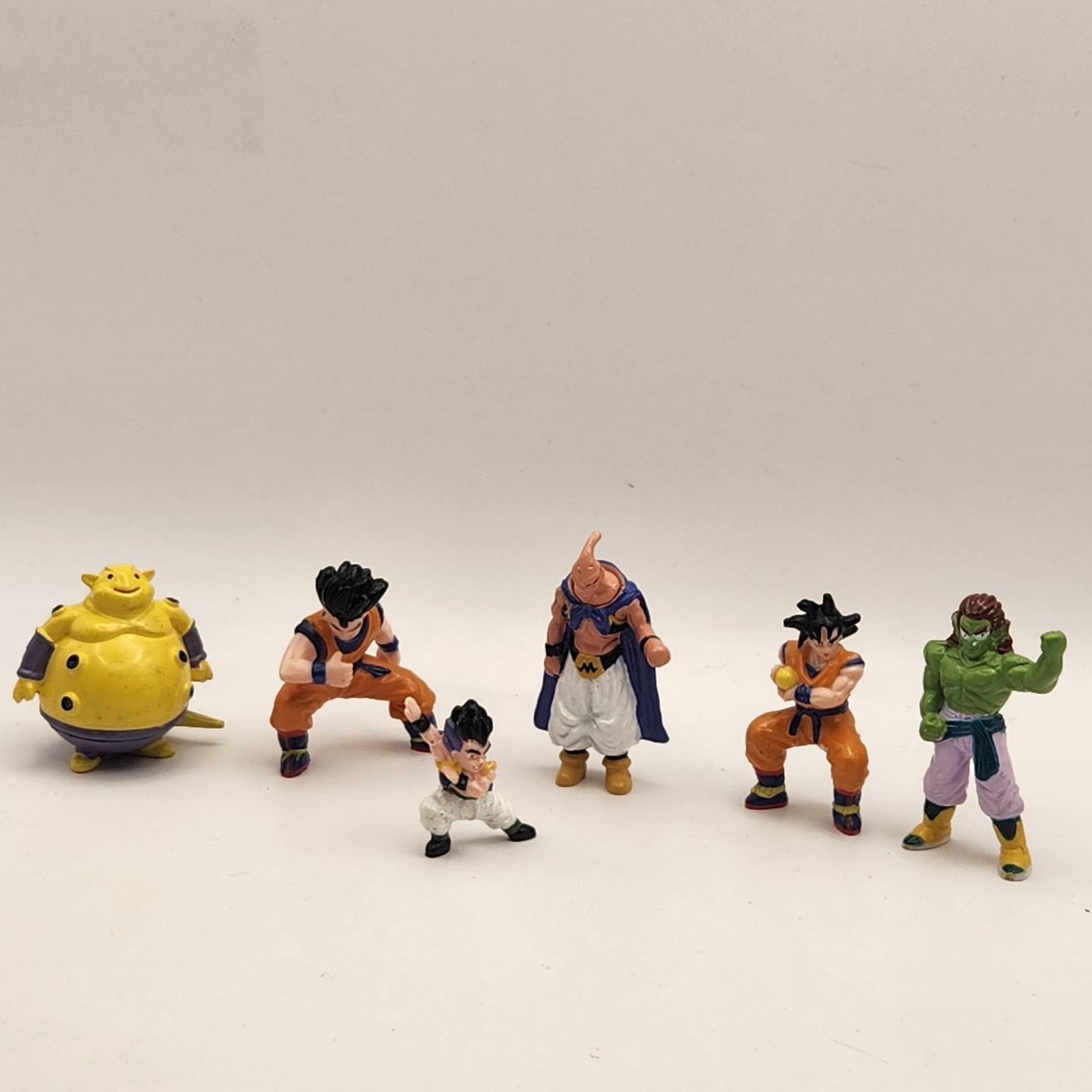 Dragon Ball Z Mini Figures 1988 Lot of 6 Inc Rare Fat Janemba Vintage Anime Toys