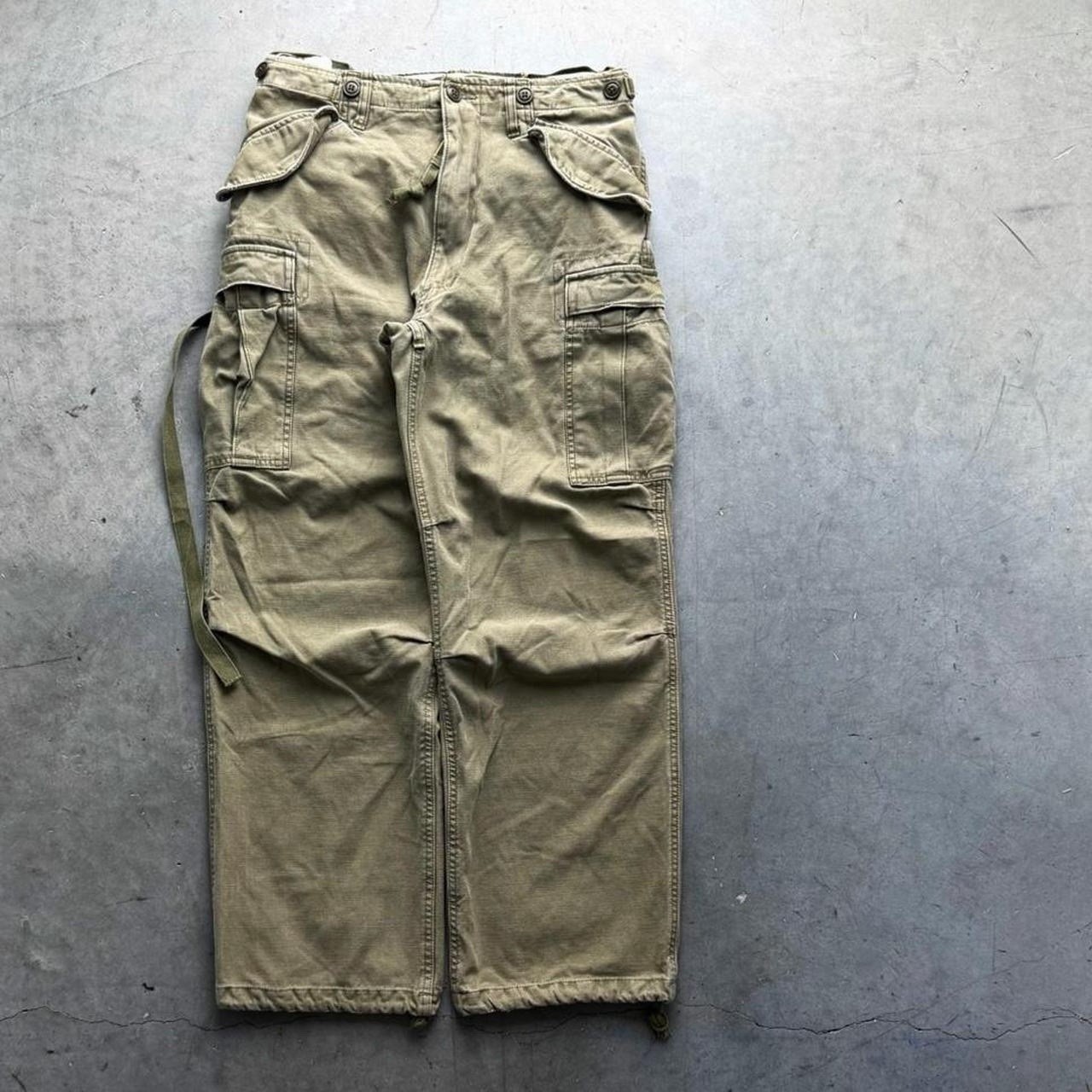 Vintage Abercrombie & Fitch Paratrooper Cargo Pants 30x32 M65 Military 90s Y2K