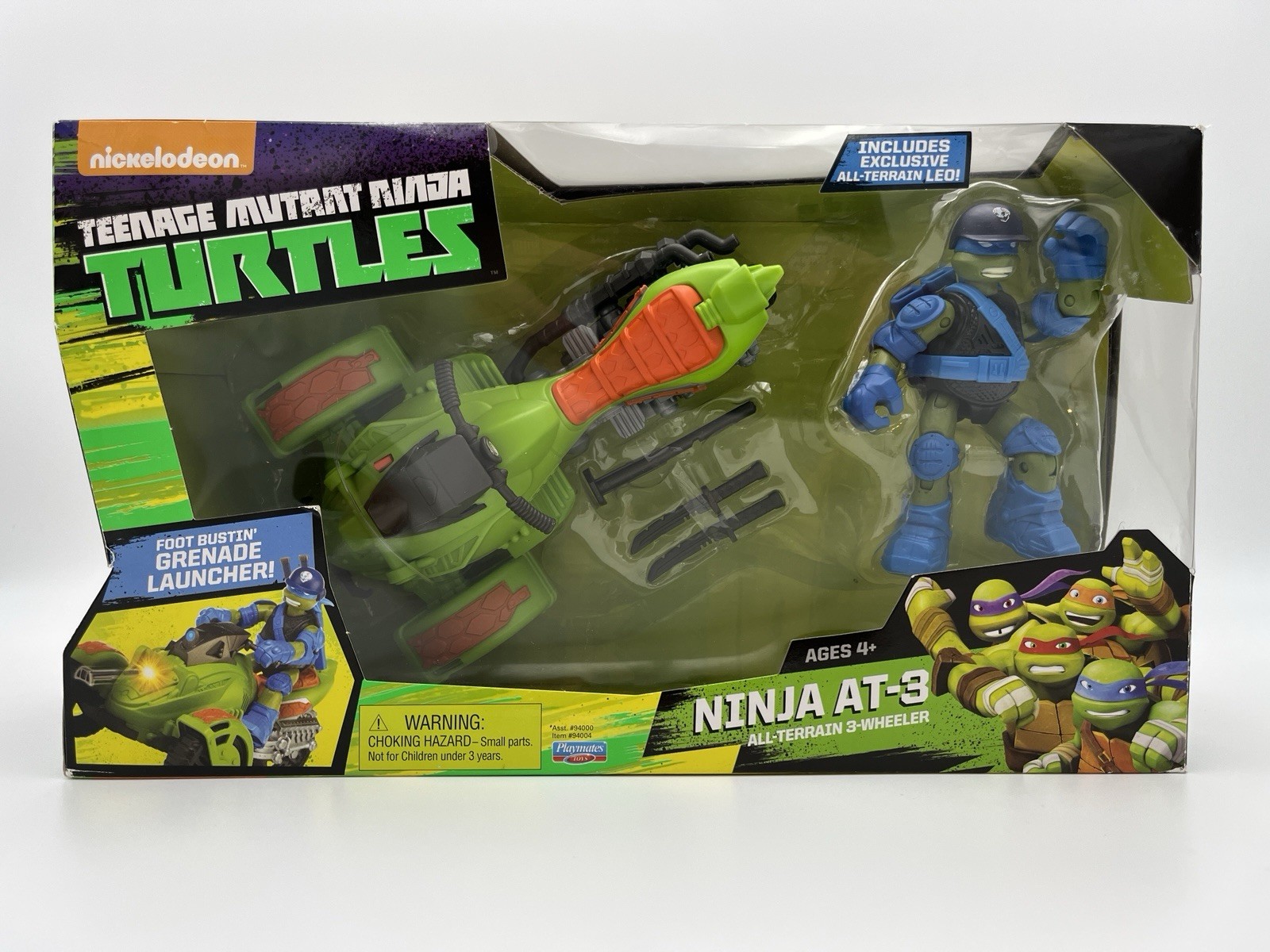 💥 TMNT TEENAGE MUTANT NINJA TURTLES AT3 LEO PLAYMATES 2014 NICKELODEON COMPLETE