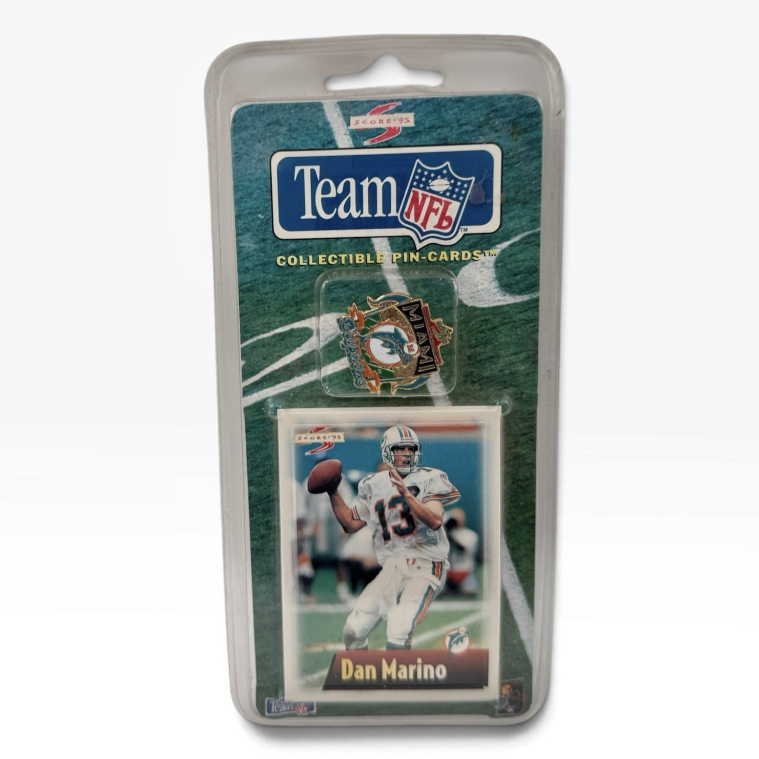 MIAMI DOLPHINS Vintage QUARTERBACK DAN MARINO 1995 Score CARD TEAM NFL Football MIAMI DOLPHINS Vintage QUARTERBACK DAN MARINO 1995 Score CARD TEAM NFL Football