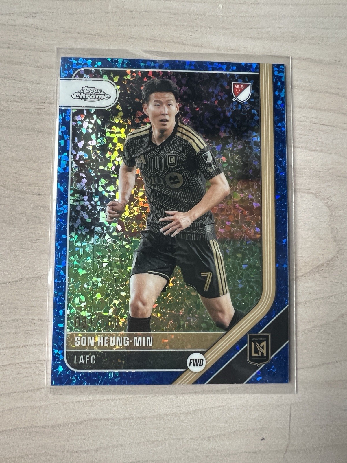 2025 Topps Chrome Mls - Heung-Min Son #68 Blue Mini-Diamond Refractor /150 2025 Topps Chrome Mls - Heung-Min Son #68 Blue Mini-Diamond Refractor /150