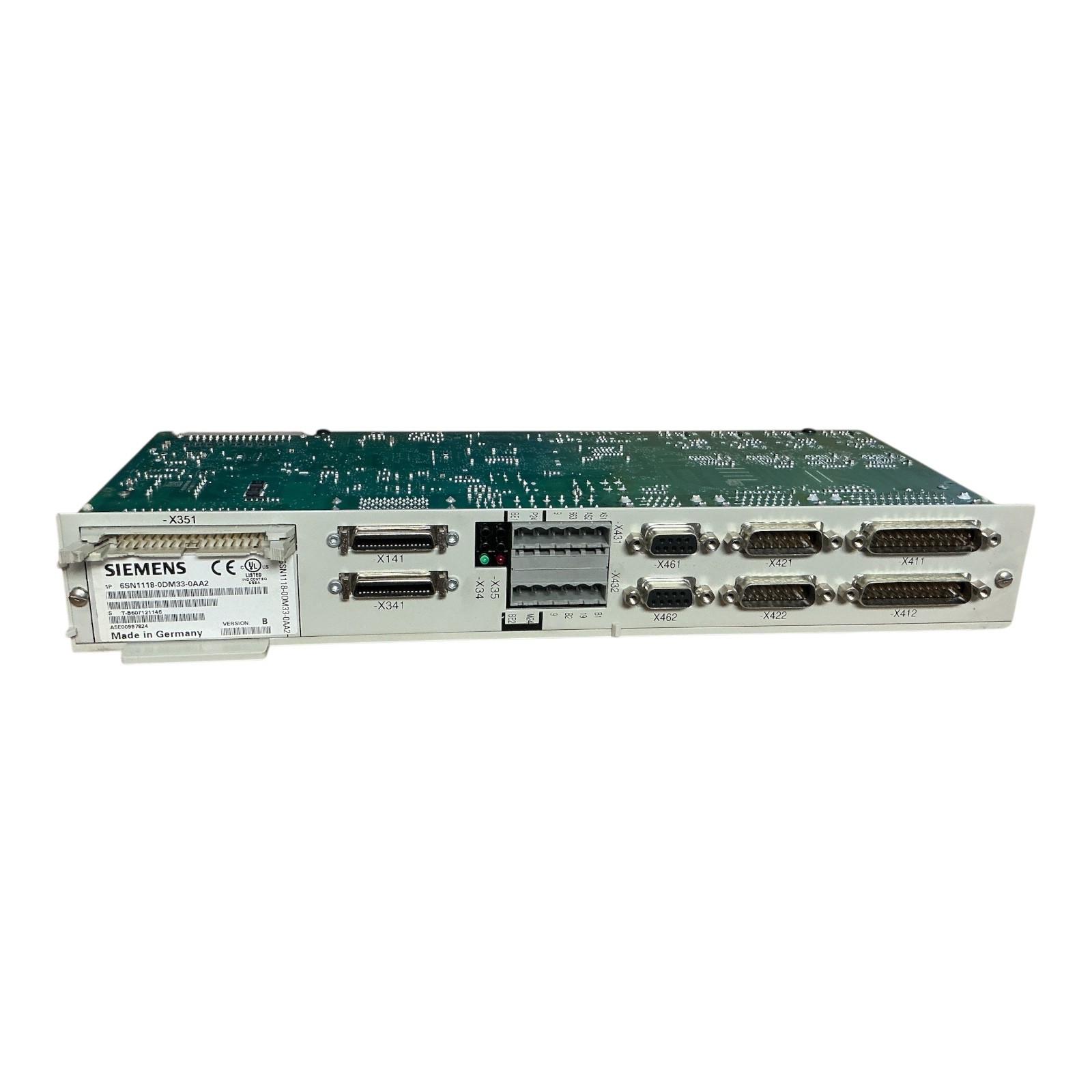 Siemens 6SN1118-0DM33-0AA2 SIMODRIVE 611-D 2-Axis Control Unit