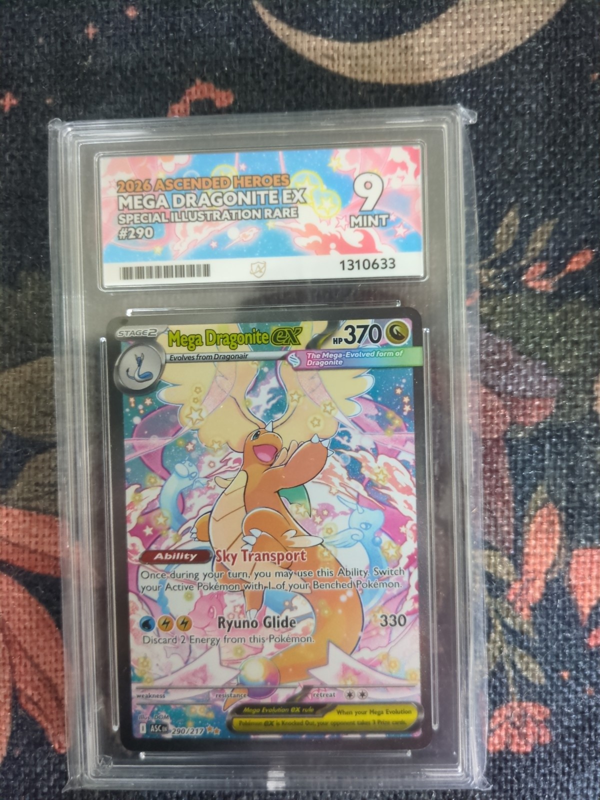 Mega Dragonite ex 290/217 Ascended Heroes Special Illustration Rare PSA 9 | Mint