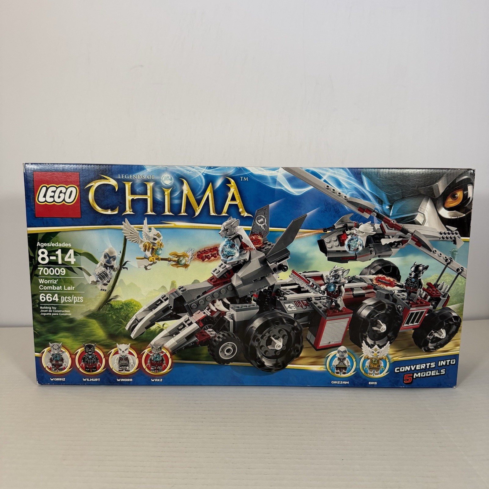 LEGO LEGENDS OF CHIMA: Worriz\'s Combat Lair (70009) NEW SEALED