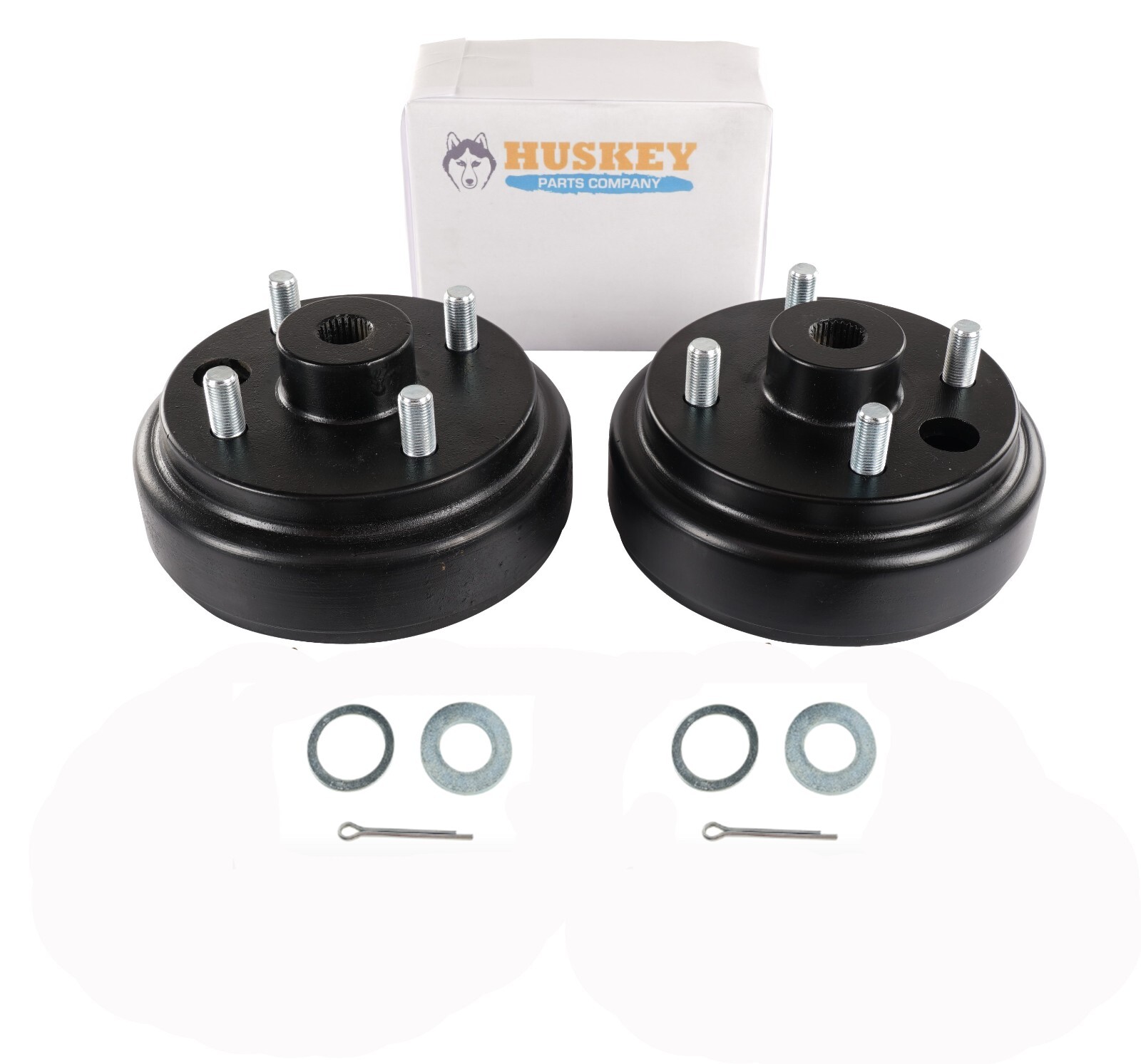 2x Golf Cart Rear Wheel Brake Drum Hub W/ 24 Splines For EZGO TXT Electric 1982+ 2x Golf Cart Rear Wheel Brake Drum Hub W/ 24 Splines For EZGO TXT Electric 1982+