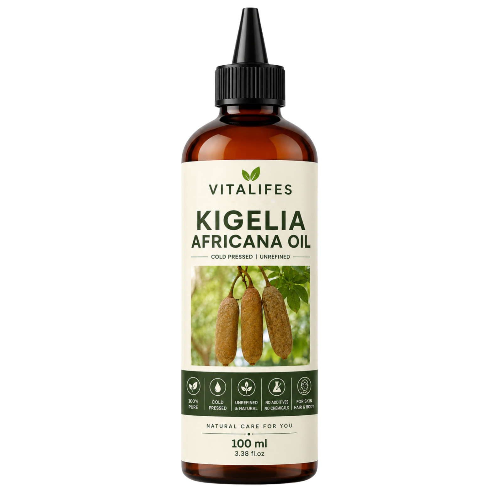 KIGELIA AFRICANA Oil African Sausage Tree - *2 In 1* RAPID ABSORPTION - 100ml