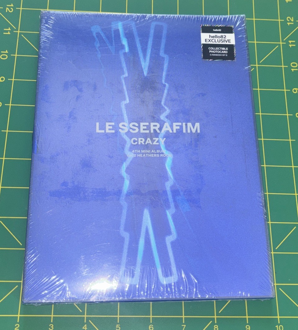LE SSERAFIM CRAZY 4th Mini Album CD+Photo Book. Vol2 Heather\'s Rock LE SSERAFIM CRAZY 4th Mini Album CD+Photo Book. Vol2 Heather\'s Rock