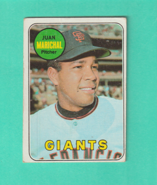 1969 TOPPS # 370 JUAN MARICHAL SAN FRANCISCO GIANTS VG