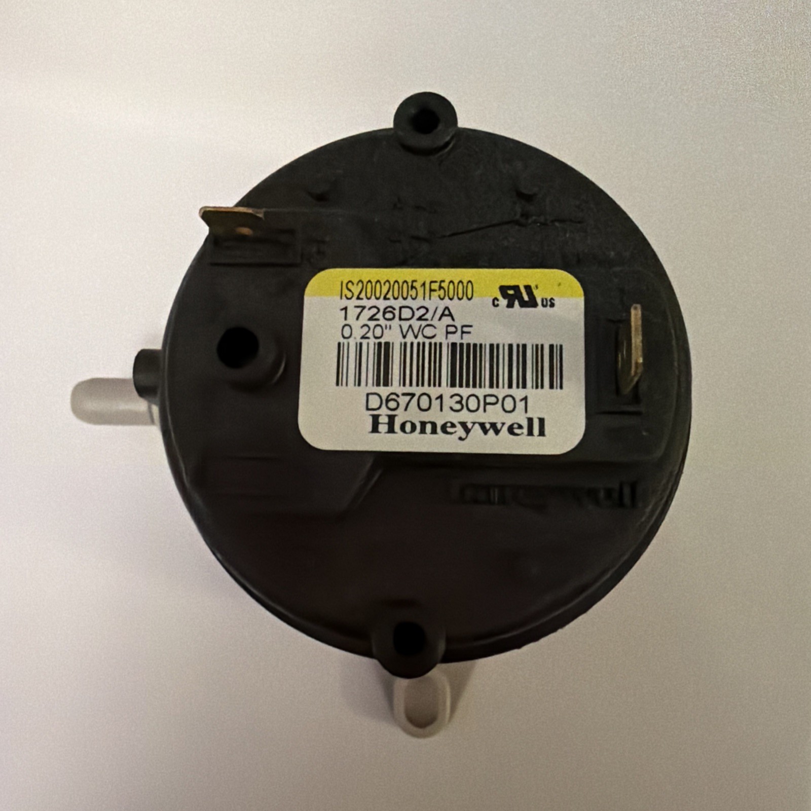 Fits Trane IS20020051F5000, CNT03671, D670130P01, Air Pressure Control Switch