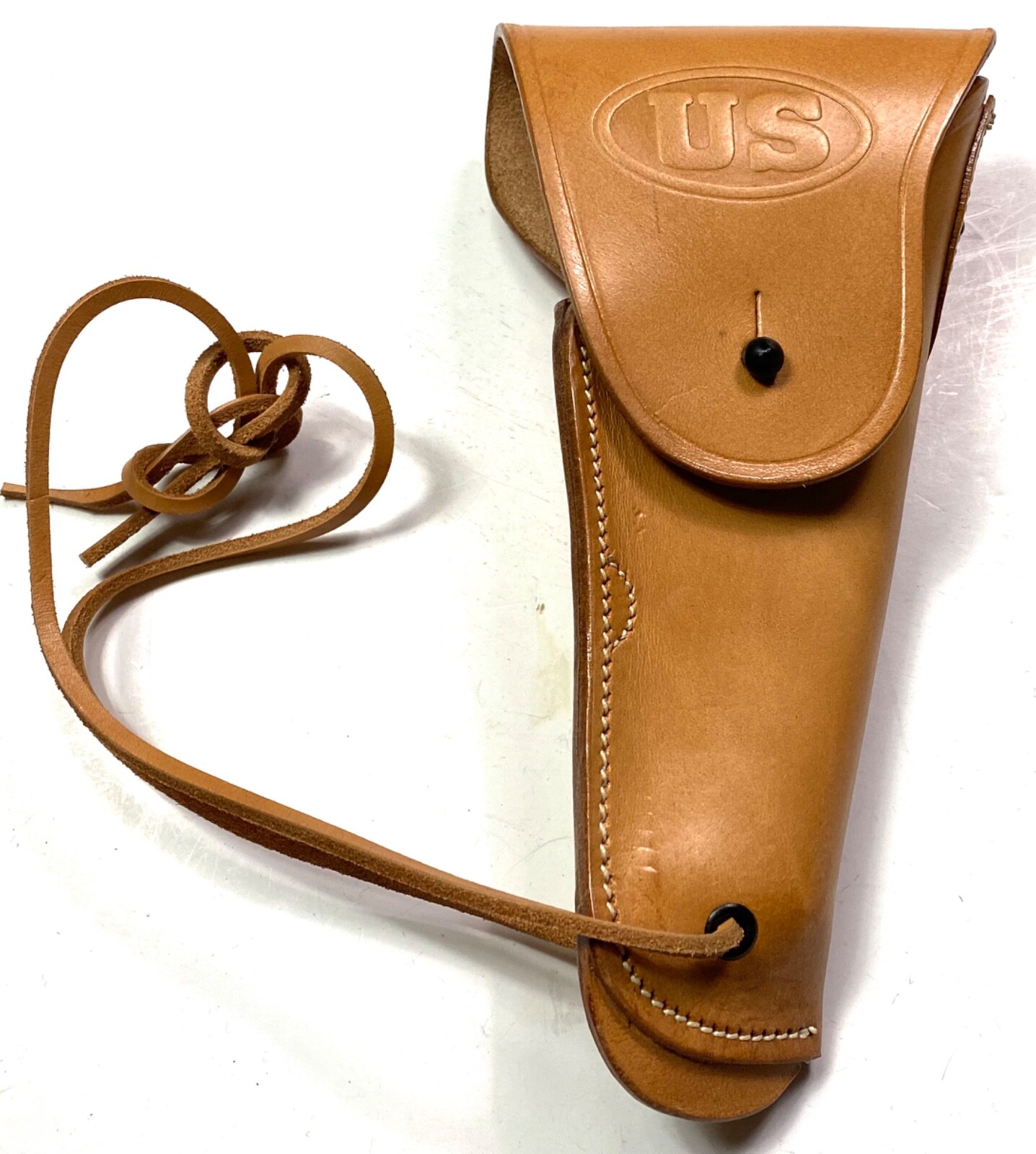 WWII US ARMY INFANTRY M1942 M1911 M1911A1 .45 PISTOL HOLSTER-RAW LEATHER WWII US ARMY INFANTRY M1942 M1911 M1911A1 .45 PISTOL HOLSTER-RAW LEATHER