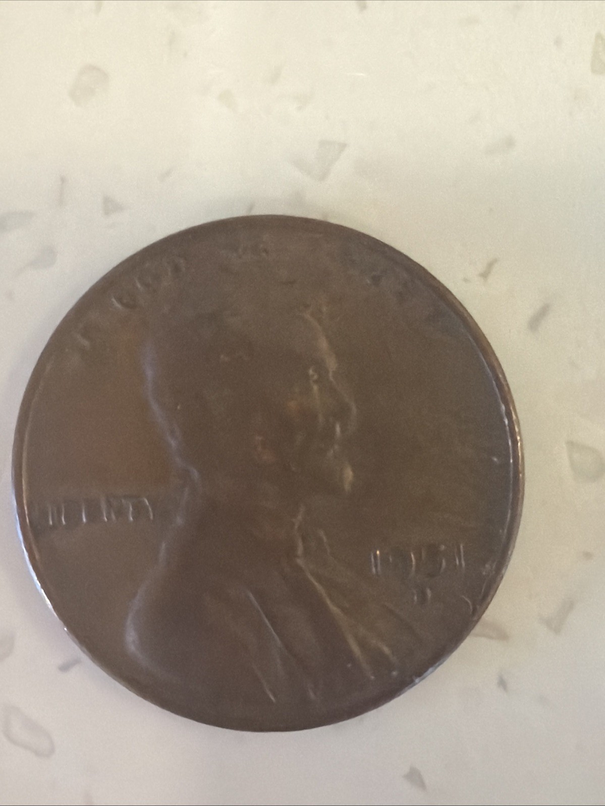 1951-D 1C RD Lincoln Cent