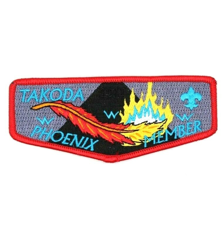 S18 2011 Phoenix Member Takoda Lodge Flap Glacier\'s Edge Council Patch BSA WI OA