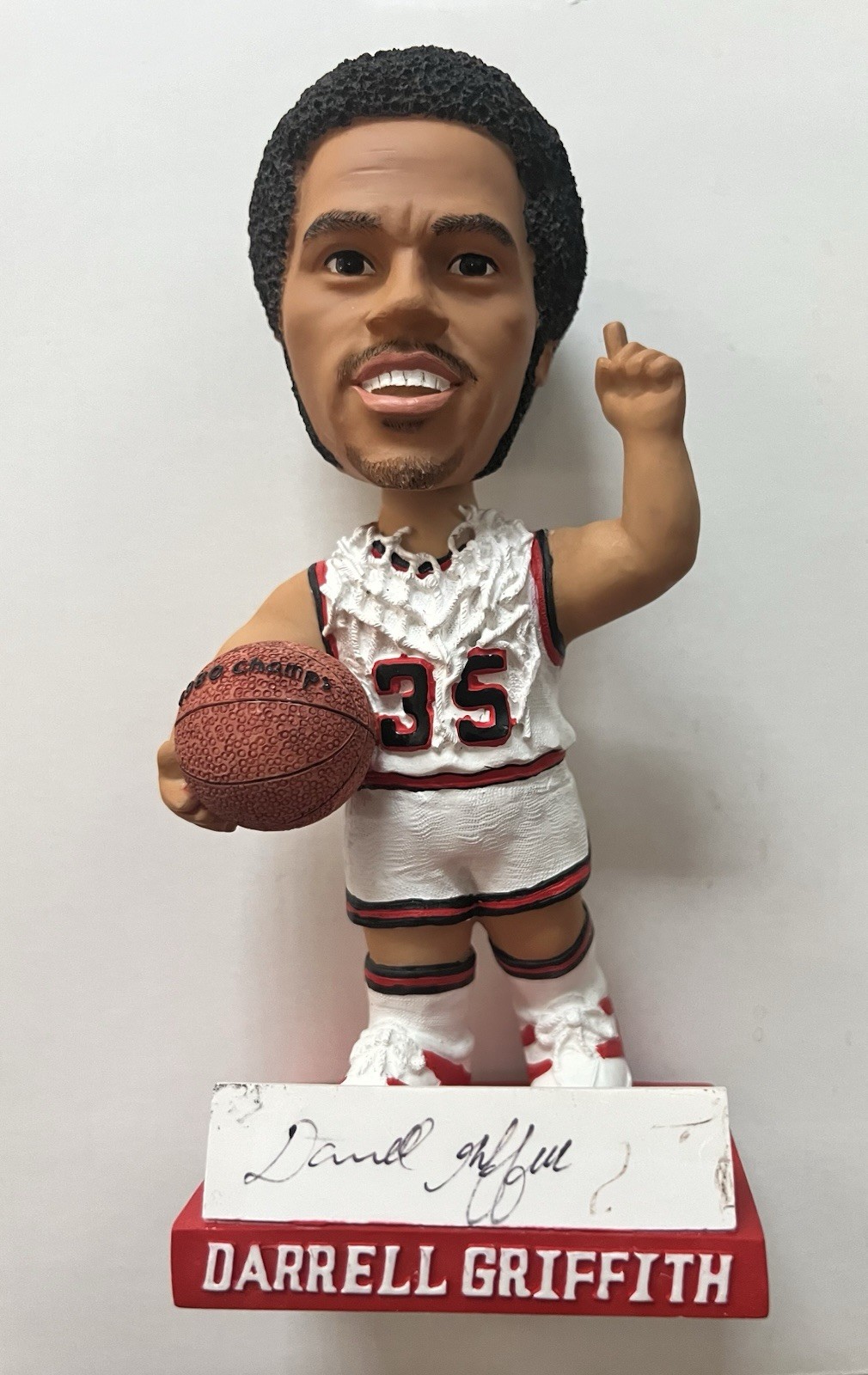 Limited Edition SIGNED Darrell Griffith Bobblehead #0070 of #1024 (In Box) Limited Edition SIGNED Darrell Griffith Bobblehead #0070 of #1024 (In Box)