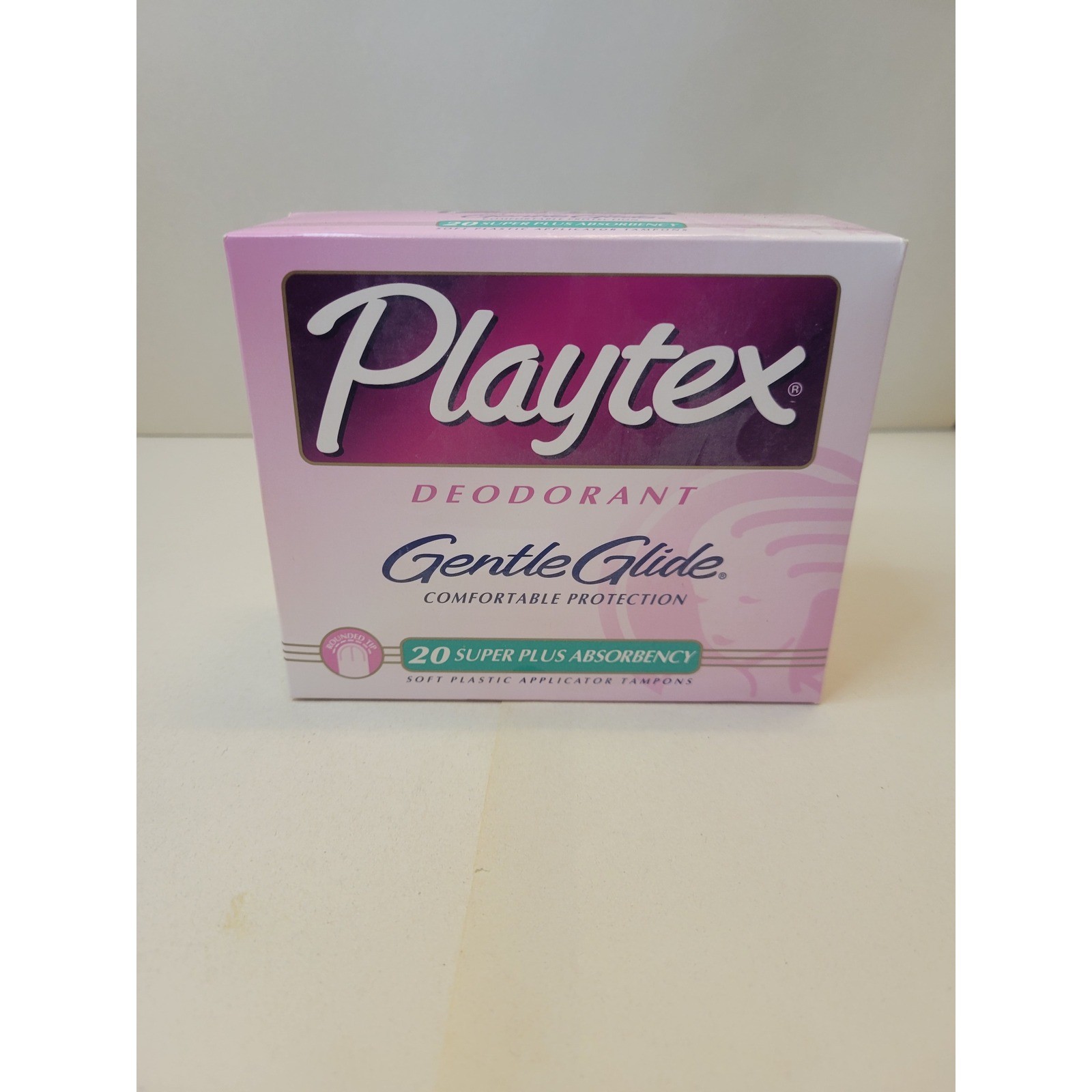 Vintage Playtex Gentle Glide Deodorant Tampons 20 Count Super Plus 1999 New Box Vintage Playtex Gentle Glide Deodorant Tampons 20 Count Super Plus 1999 New Box
