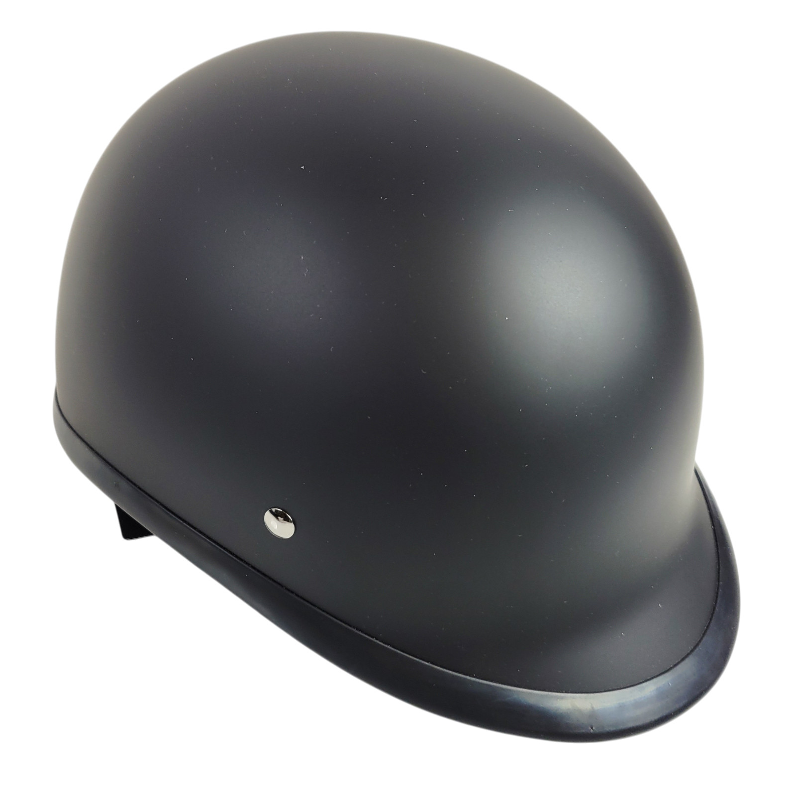 BADASS Trooper DOT Certified Motorcycle Helmet Dull Black Matte Size S