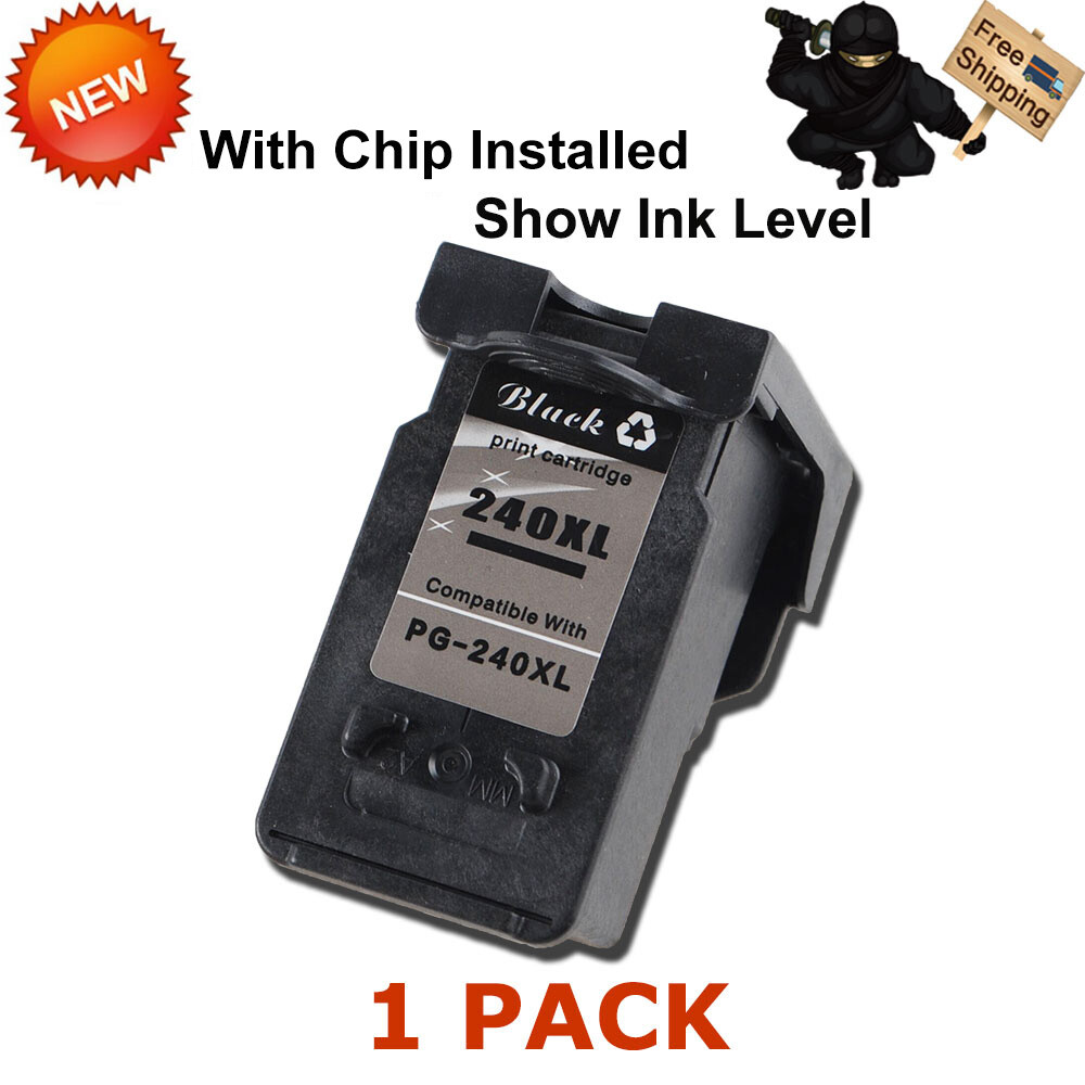 1 PK PG240XL PG-240XL Black INK For Canon PIXMA MG2120 MX472 MX372 MG3122 MG3122