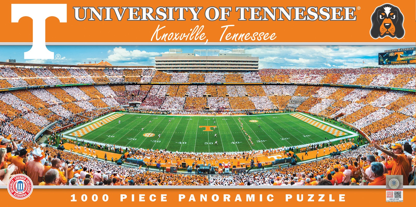 MasterPieces - Tennessee Volunteers - NCAA 1000 Piece Panoramic Jigsaw Puzzle MasterPieces - Tennessee Volunteers - NCAA 1000 Piece Panoramic Jigsaw Puzzle