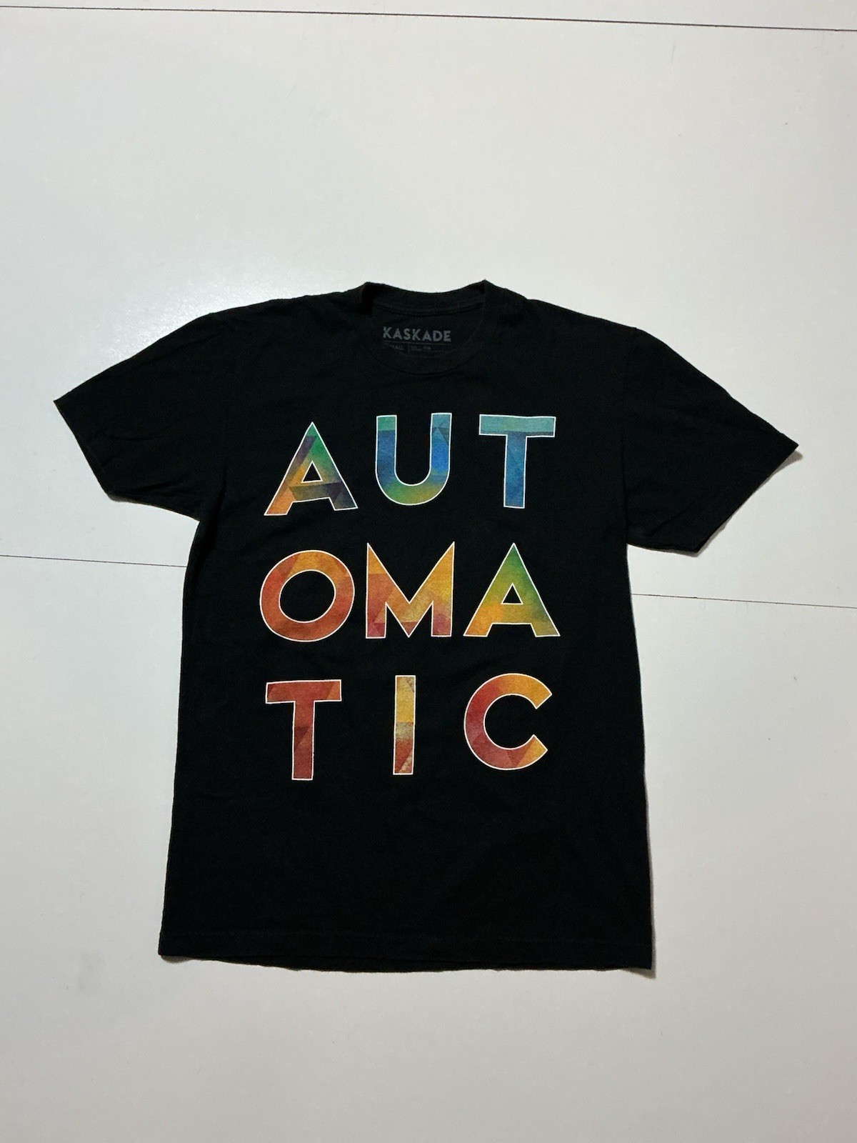 Kaskade Automatic 2015 Tour DJ House Dance Electronic Official Graphic T-Shirt S