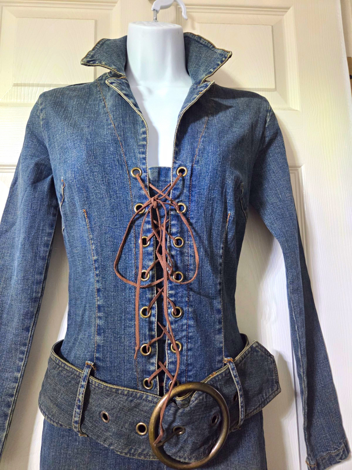VTG Y2K NWOT Hot Kiss Sexy jean jumpsuit Size XS VTG Y2K NWOT Hot Kiss Sexy jean jumpsuit Size XS