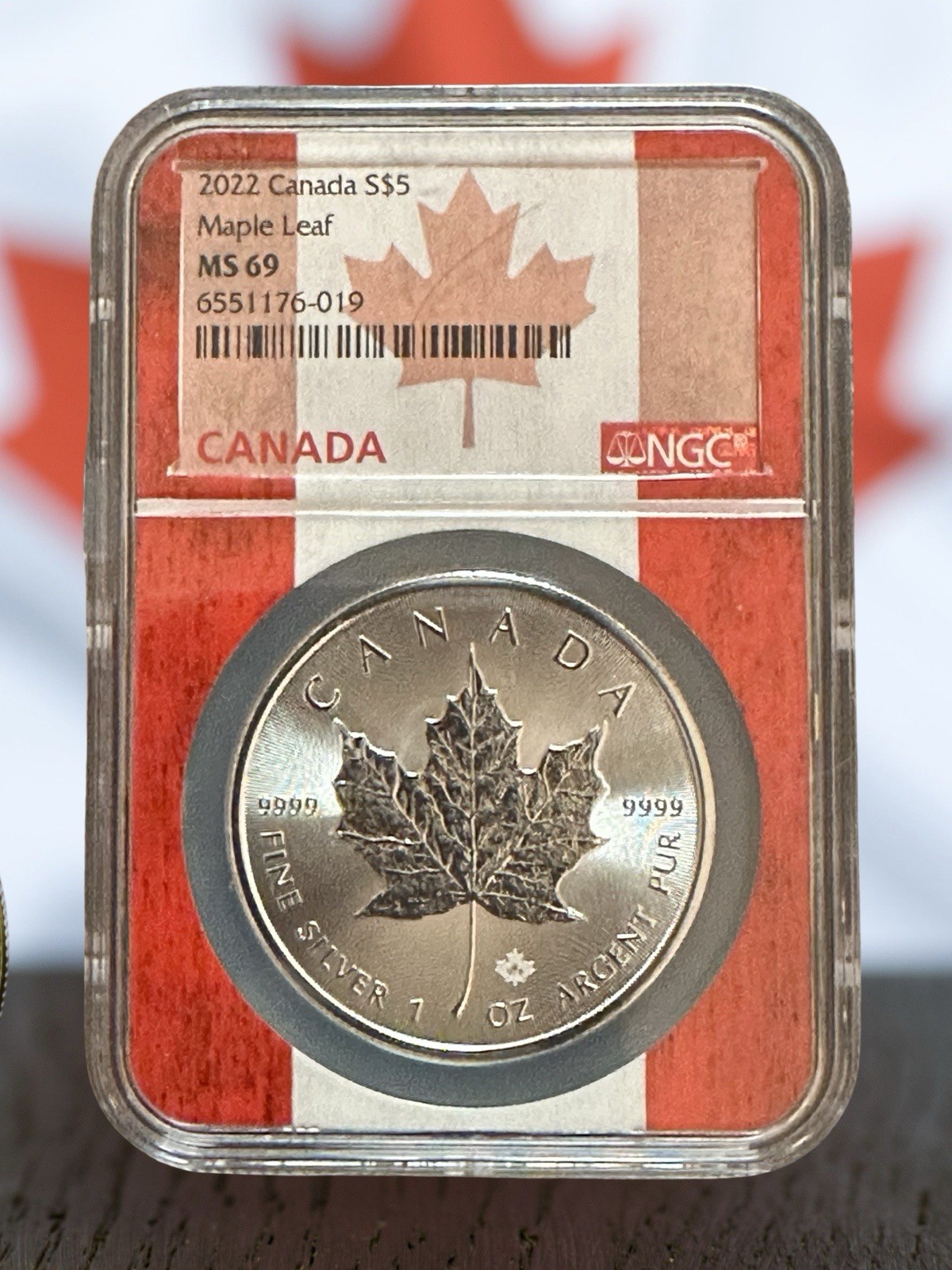 2022 Canada 1oz Silver Maple Leaf NGC MS 69