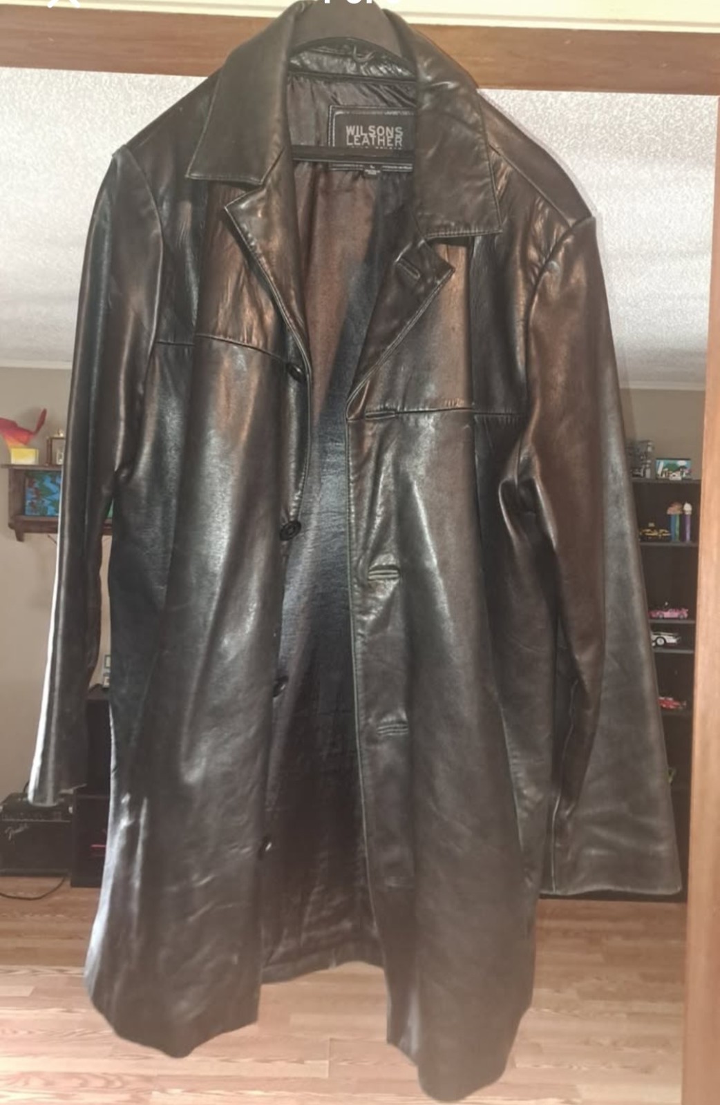 Leather Jacket - Mens Trench Style
