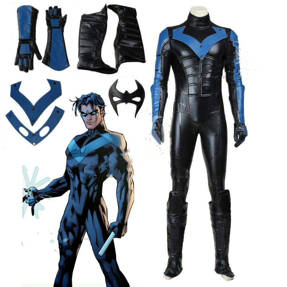 New Arkham City Night Wing Cosplay Costume Jumpsuit Customized New Arkham City Night Wing Cosplay Costume Jumpsuit Customized