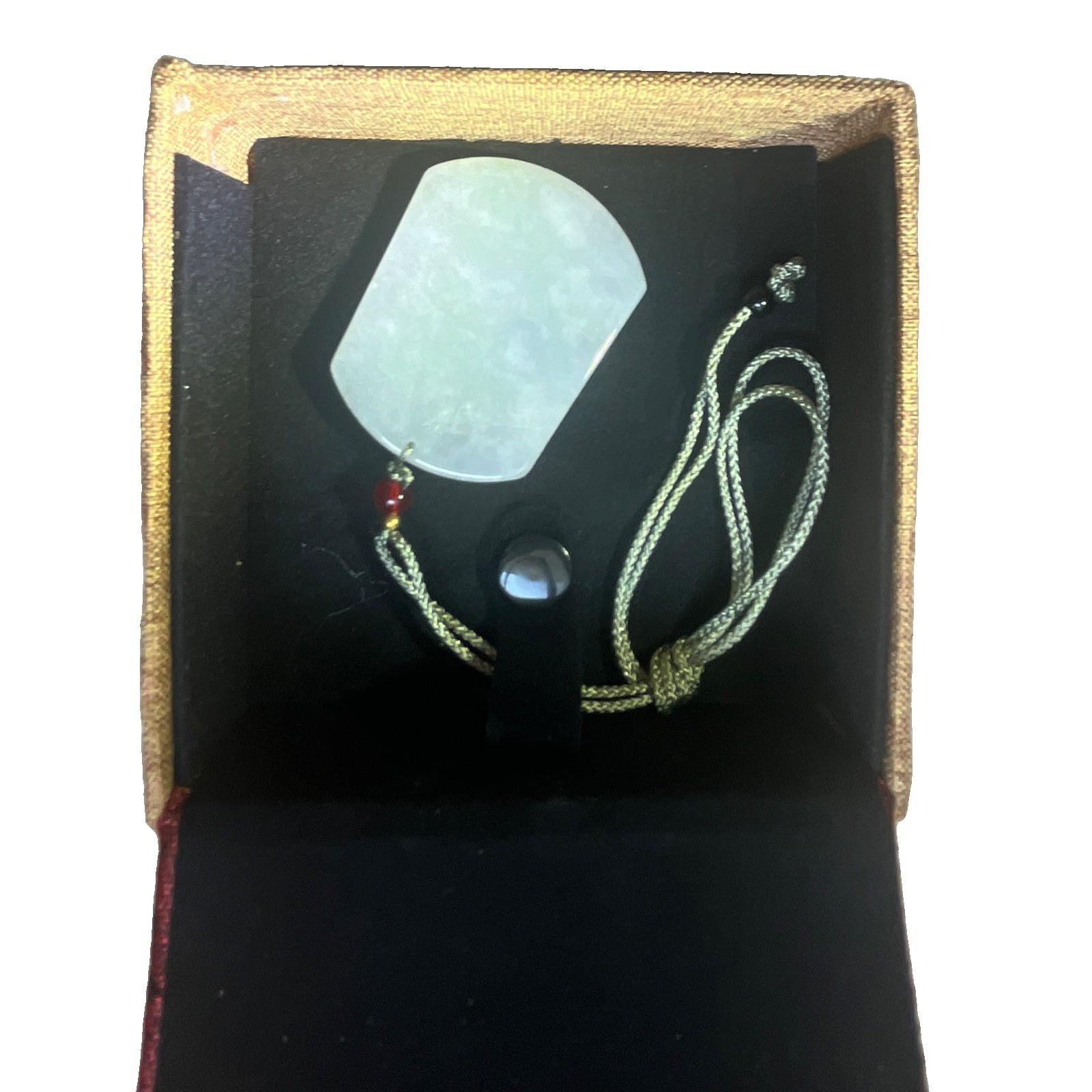 Genuine Certified Icy-Blue Natural Type A Jadeite Jade Pendant