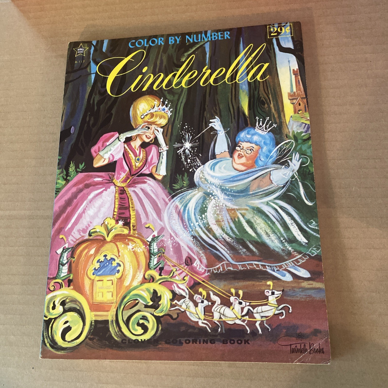 1962 Cinderella Color By Number 1962 Cinderella Color By Number