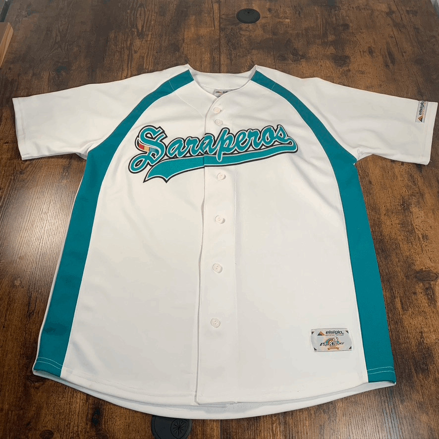 Saraperos De Saltillo TECATE El Siglo Pro Series Baseball Jersey RARE Saraperos De Saltillo TECATE El Siglo Pro Series Baseball Jersey RARE