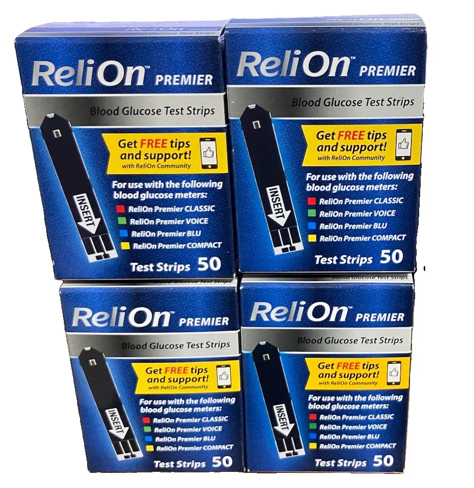 200 ReliOn Premier Test Strips~GR8 Dated~2/2028~$33.99~Trusted Seller~FR SHIP