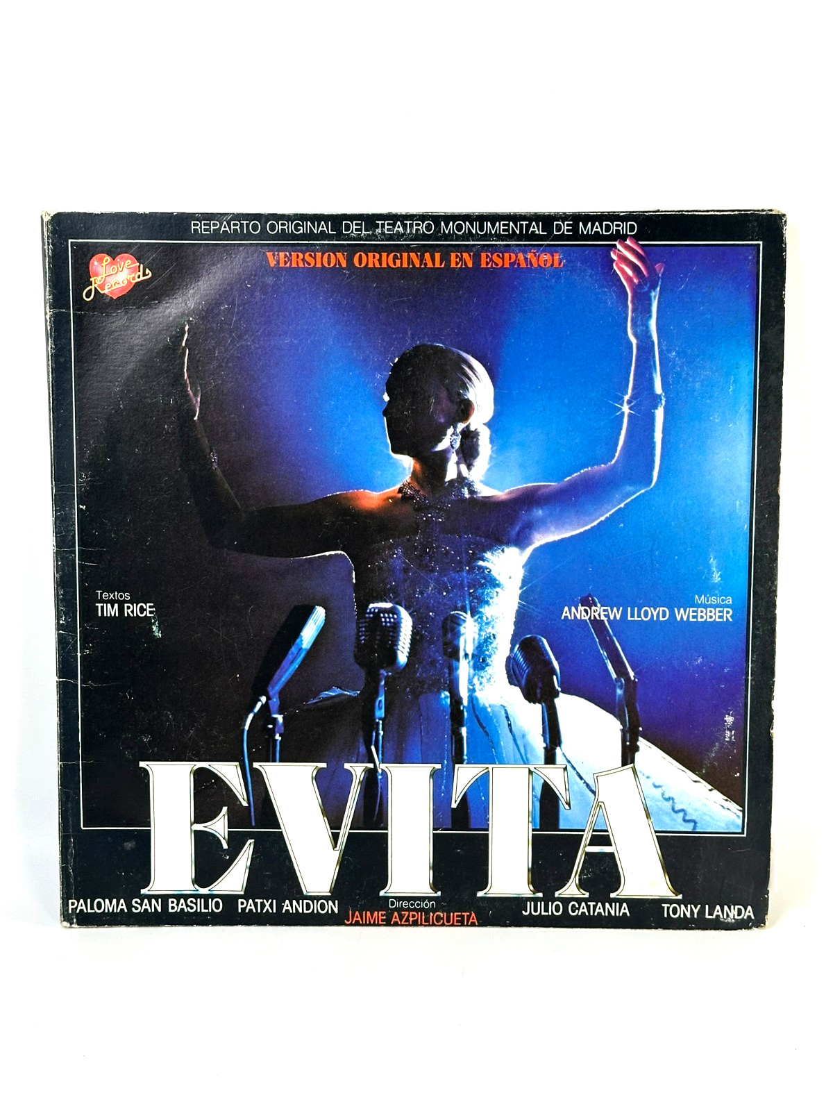 Paloma San Basilio Evita Vinyl 2LP Spanish Madrid Cast Venezuela Hispavox