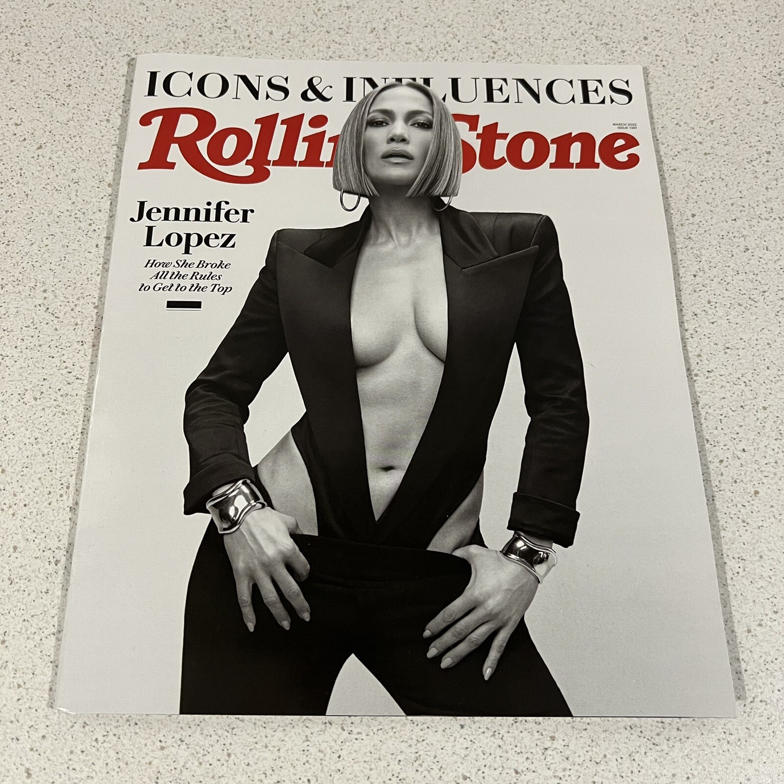 Rolling Stone Magazine March 2022  Jennifer Lopez Issue 1361 ICONS INFLUENCES