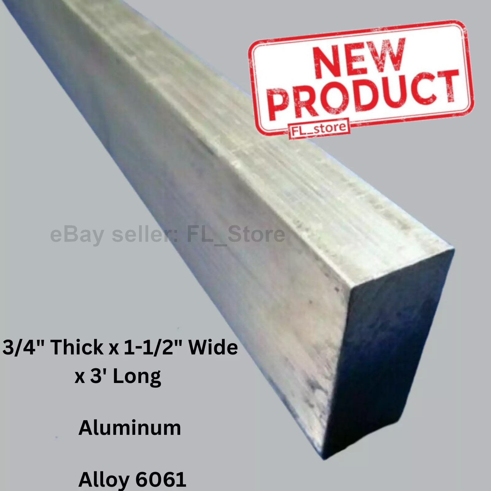 ALUMINUM BAR FLAT STOCK 3/4