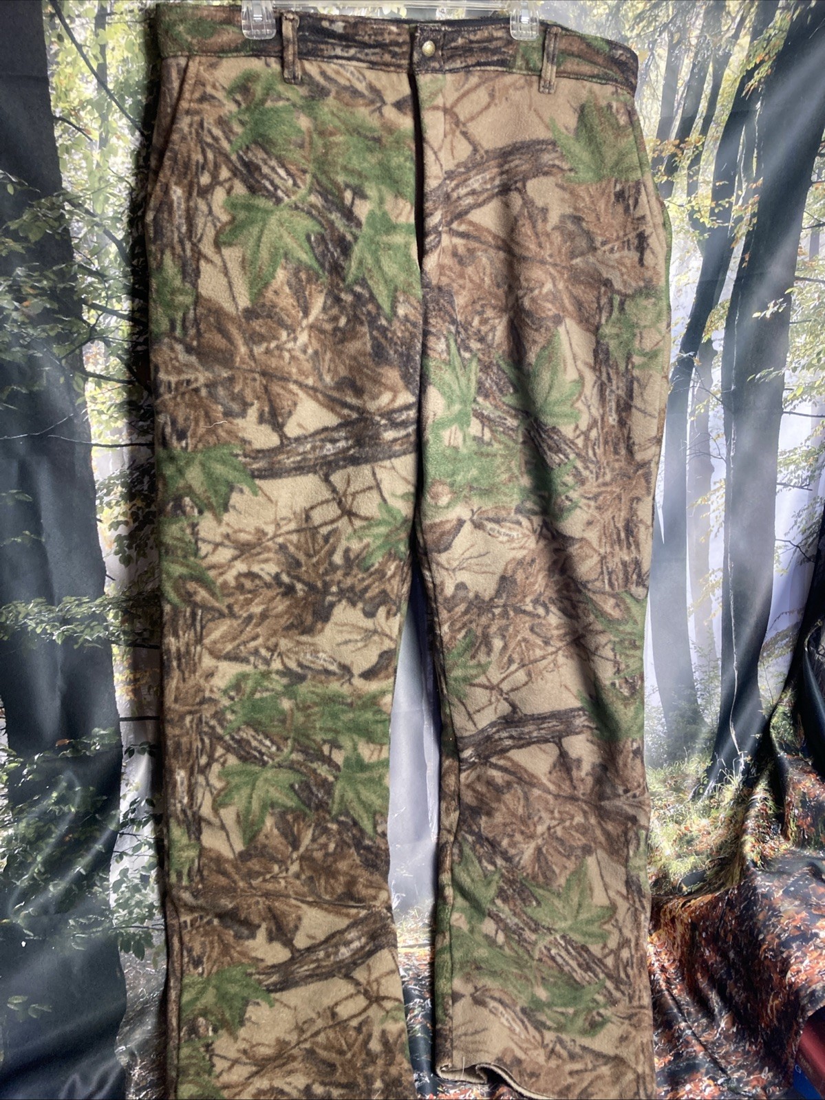 Vintage Cabelas Whitetail Sz XL Outdoor Camo Winter Pants W/ Thermal Insulation