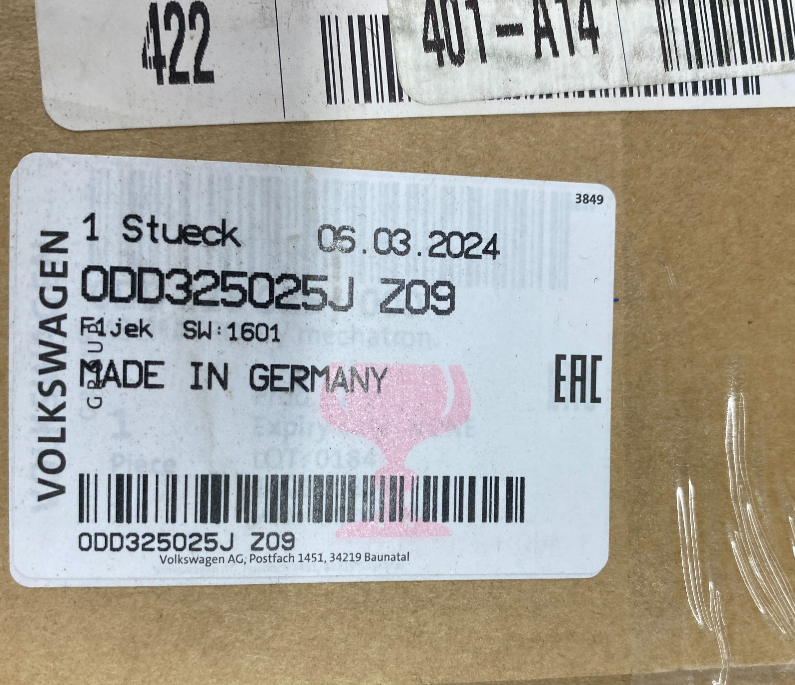 other see details VOLKWAGEN GENUINE PARTS 0DD325025JZ09 MECHATRON AUDI A G2U other see details VOLKWAGEN GENUINE PARTS 0DD325025JZ09 MECHATRON AUDI A G2U