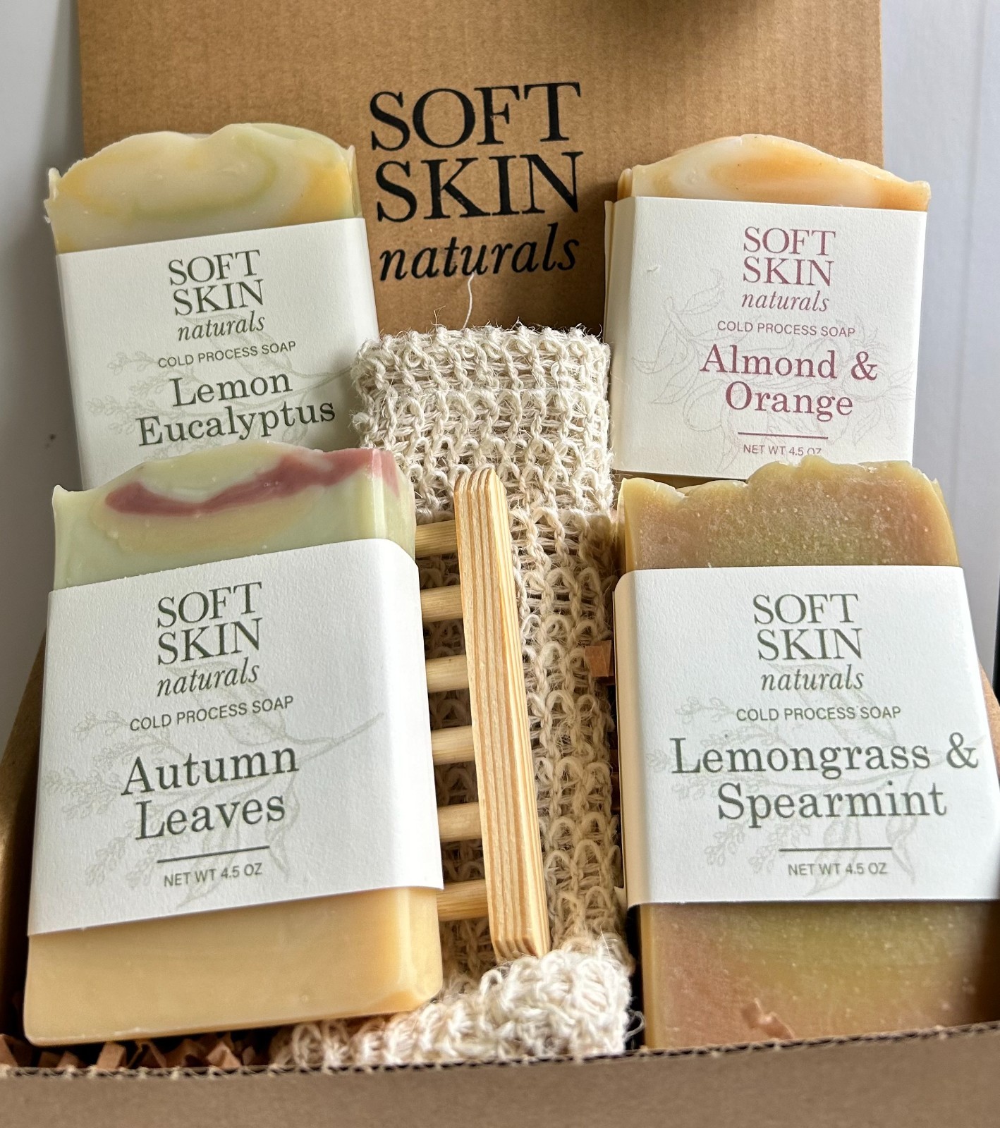 Choose Any 4-Handmade Natural Soap Bars-Vegan Cold Process-Essential Oils