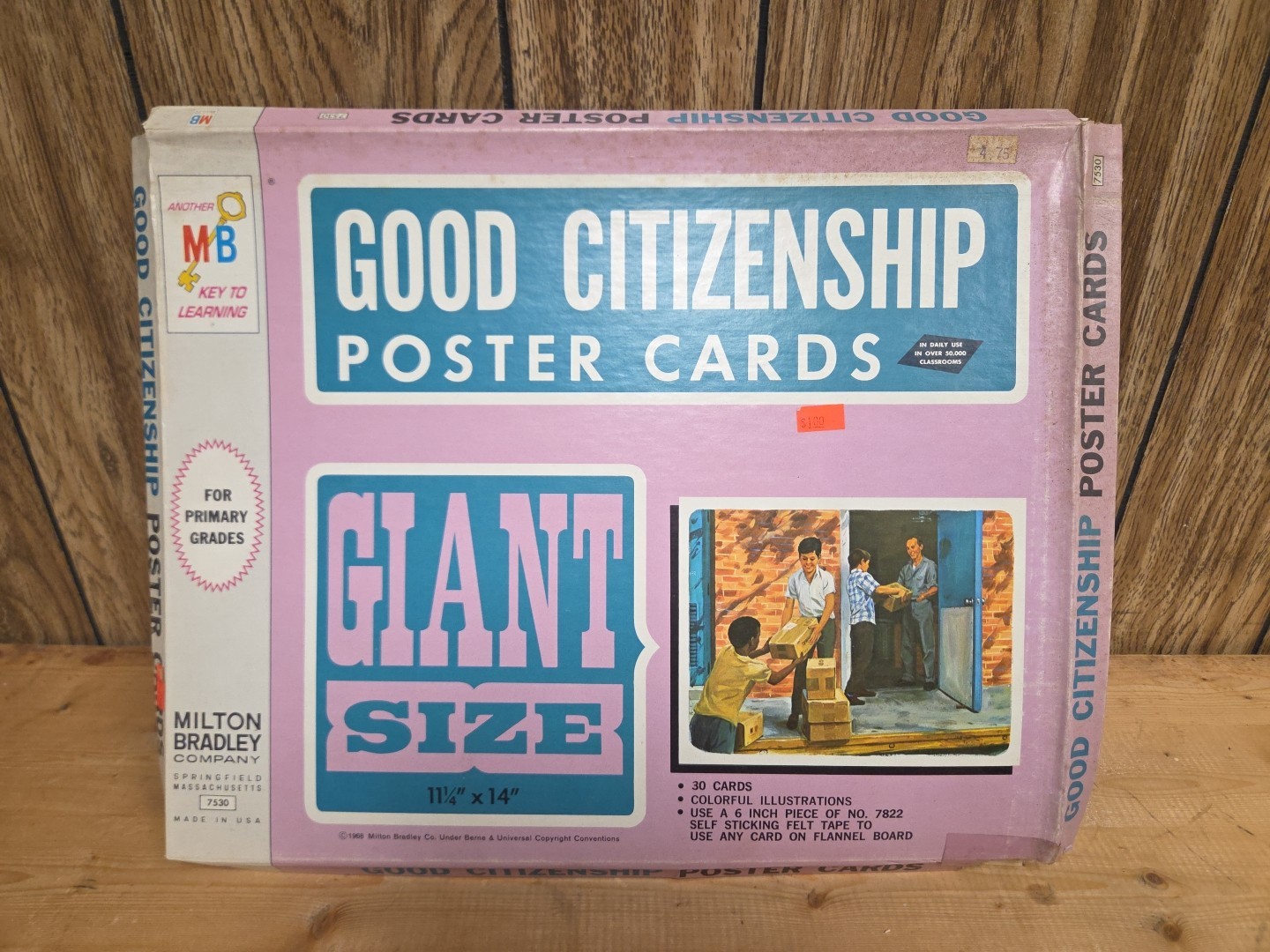 Vtg 1968 Milton Bradley Good Citizenship POSTER CARDS Vtg 1968 Milton Bradley Good Citizenship POSTER CARDS