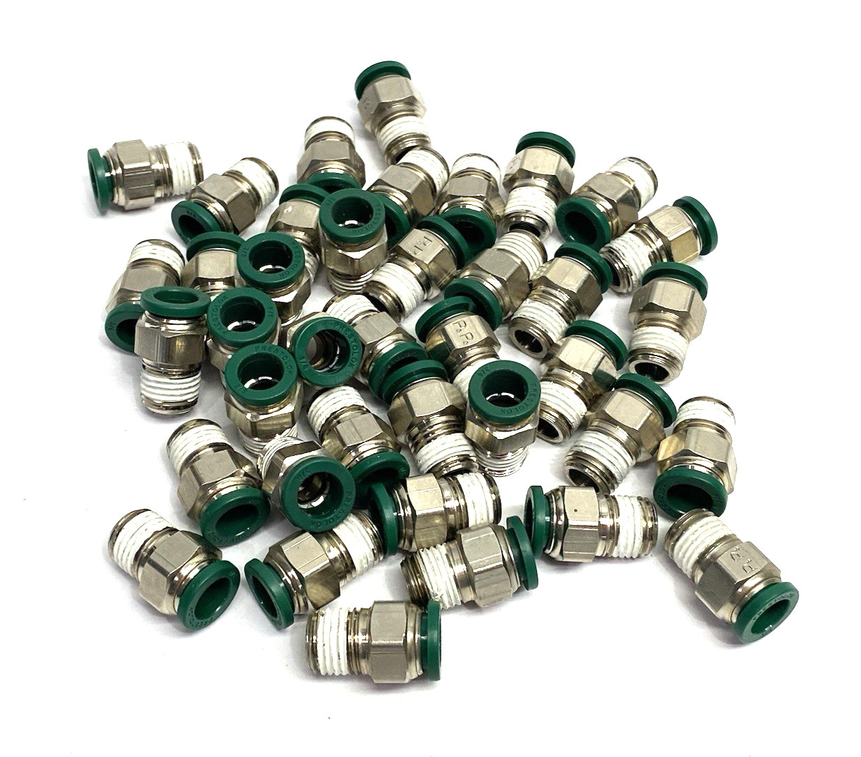 Parker W68PLP-6-4 Prestolok Push-to-Connect Instant Fitting Nick-Plate LOT OF 39