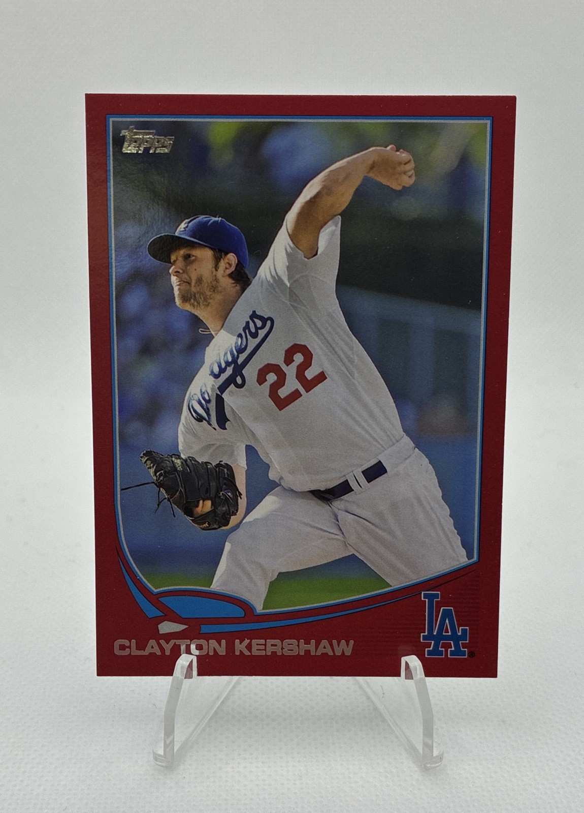 2013 Topps - Clayton Kershaw #22 Red