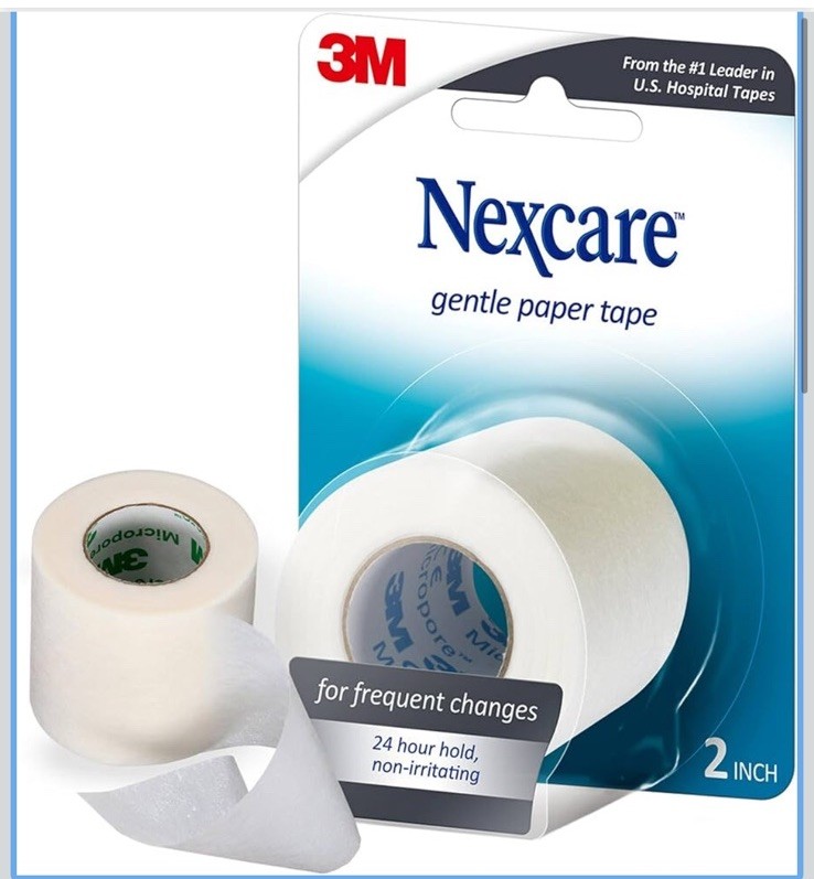 3M Nexcare Gentle Paper Tape - 2 Inch - Lot of 6 3M Nexcare Gentle Paper Tape - 2 Inch - Lot of 6