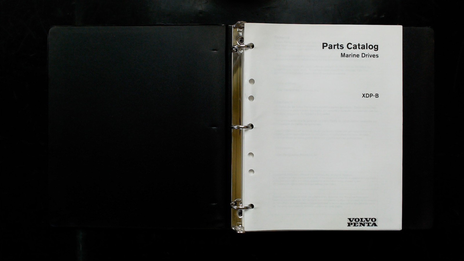 Volvo Penta XDP-B Marine Drives Parts Catalog 2002 Illustrated Manual OEM