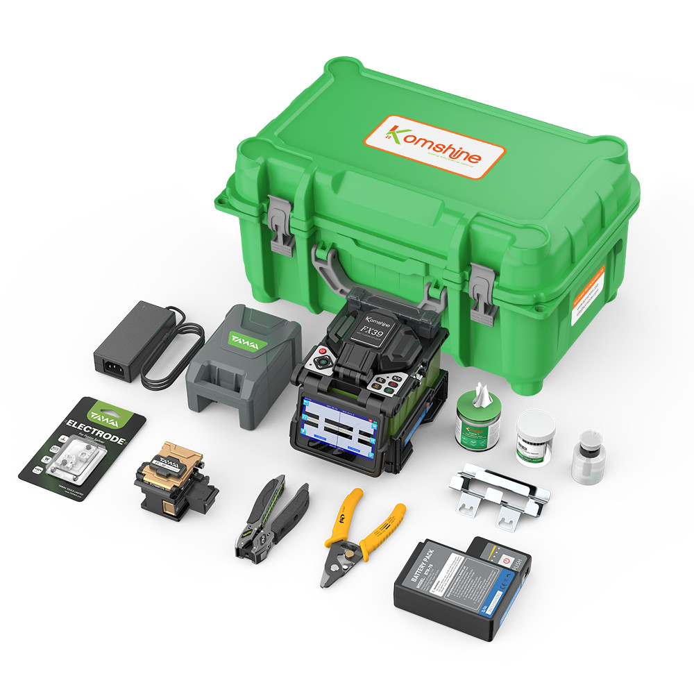 Komshine Fiber Newest Fiber Fusion Splicer FX39 Core Alignment Fiber Splicer