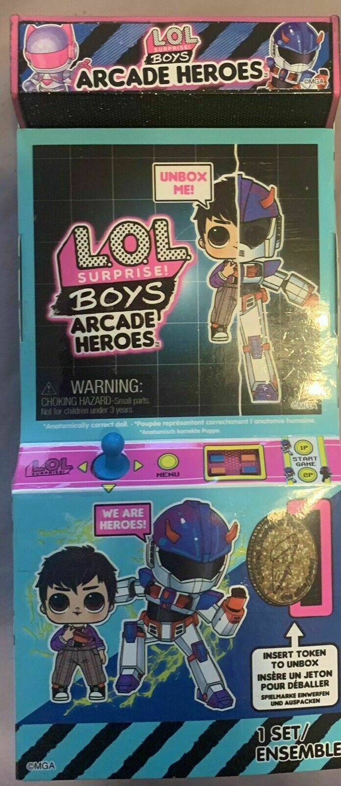 L.O.L. Surprise Boys Arcade Heroes Anatomically Correct LOL *  Fan Boy Atomic