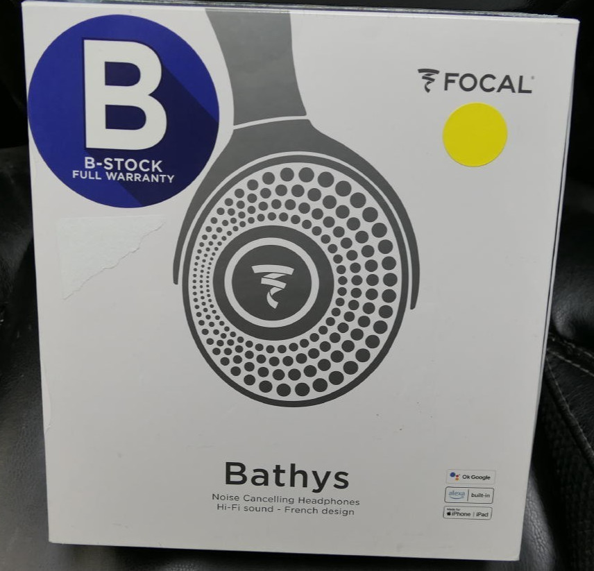 Focal Bathys Wireless Noise Cancelling Headphones w/ warranty - Black Silver